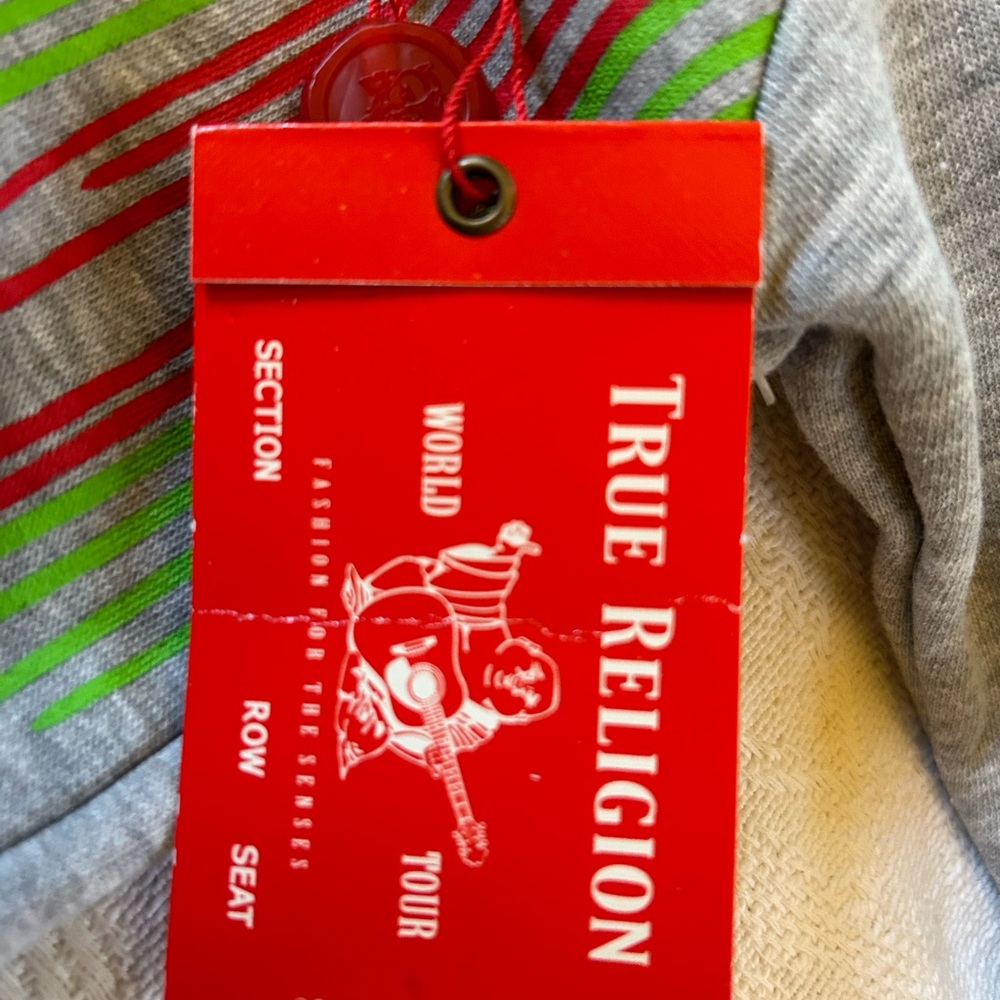 True Religion zip up hoodie. NWT. Size L - Picture 3 of 5